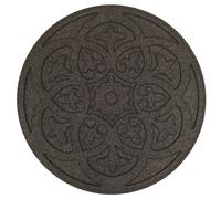 Nicoman Reversible Stepping Stone Scroll Design 46cm in Brown | Size: 2 Pack Nicoman Brown 2 Pack