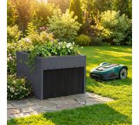 Nicoman Robot Lawn Mower Garage Shed With Plant Roof