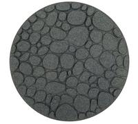 Nicoman Round Grey River Rock Stepping Stone - Pack Of 1