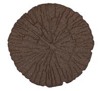 Nicoman Rubber Log Design Garden Stepping Stone - 46cm in Brown | Size: 1 Pack Nicoman Brown 1 Pack