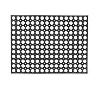 Nicoman Rubber Ring Door Mat Outdoor - Black | Size: 60 cm x 80 cm Nicoman Black 60 cm x 80 cm