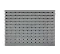 Nicoman Pvc Duckboard For Bathroom Shower Anti Slip Mat 61Cm X 43Cm Grey