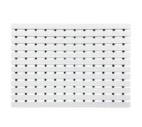 Nicoman Shower Drying Mat Non-Slip Bath Drainage Matt Slatted Duckboard Design| WHITE - (61x43cm / 24x17 inches)