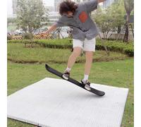 Nicoman Snowboard Training Mat Set for Off Snow Practice, All Levels, Indoor Outdoor Practice (White, Pack of 1)