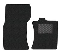Nicoman Spaghetti All-Weather Fully Tailored Car mats Fit【2016-2019 XF Saloon/Estate X260 】(Front Set 2-Piece,Black-Eco)