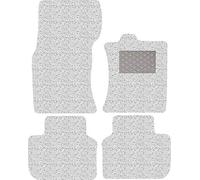 Nicoman Spaghetti All-Weather Fully Tailored Car mats Fit【2016-2019 XF Saloon/Estate X260 】(Full Set 4-Piece,White)