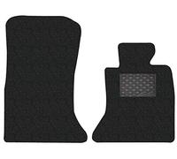 Nicoman Spaghetti All-Weather Fully Tailored Car mats Fit【5-Series Saloon/Estate F10/F11 Year 2010-2013】(Front Set 2-Piece,Black)