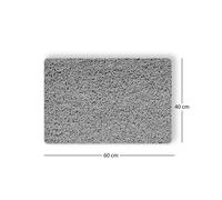 Nicoman Spaghetti Anti Slip Shower/Bath Mat - Rectangular 60x40cm