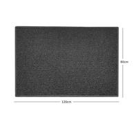 Nicoman Spaghetti BBQ Floor Protection Mat - 120cm x 80cm - Dark Grey