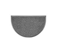 Nicoman Spaghetti Door Mat Plain Halfmoon - No (Suitable for Outdoors) - Grey