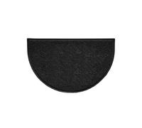 Nicoman Spaghetti Door Mat Plain Halfmoon - Yes (Suitable for Indoors) - Black