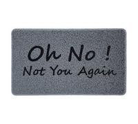 Nicoman Funny Novelty Door Mat Gift Doormat 'Oh NO, Not You Again' (75x45cm/29.5x17.7inches)