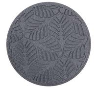 Nicoman Stepping Stones Recycled Rubber Path Eco Friendly Weatherproof With Geo Leaves Design - Pack Of 4