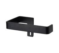 Nicoman Toilet Roll Holder Wall Mounted, Matte Black Toilet Paper Holder, Rustproof Metal Bathroom Tissue Holder, Industrial Modern Design, Easy Installation