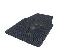 Nicoman Universal Car Floor Mat Hex Style Dirt Catcher Anti-Slip Heavy Duty Waterproof Easy Clean - (Black, Driver Side, Large 1 Piece)