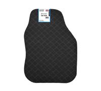 Nicoman Car Mats Universal Black Car Mats with Anti-Slip, Performance All Weather Protection, Trim to Fit Rubber Floor Mat Carpet for SUV, Vans, Sedans, Trucks Waterproof, Made in UK (Driver side)