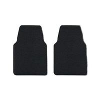 Nicoman Universal Hex Dirt Catcher Anti-Slip All-Season Car Floor Mat(Black, Front Set 2pcs), Large Size