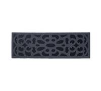 Nicoman Victorian Style Eco-Friendly Rubber Step Mat - Grey - Single Mat