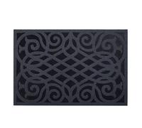 Nicoman Victorian Style Indoor Door Mat - Grey | Size: 40 cm x 60 cm Nicoman Grey 40 cm x 60 cm