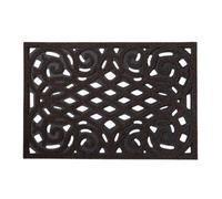 Nicoman Victorian Style Outdoor Door Mat 60X40Cm - Brown