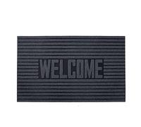 Nicoman Welcome (Centre Bold) Barrier Doormat Eco-Friendly Scrape and Absorbent Indoor/Outdoor Door Mat 75x45cm (30''x18'')
