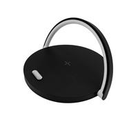 Nicoman White Bedside Lamp with Wireless Charging with Touch Control in Black Nicoman Black