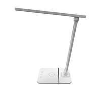Nicoman White Desk Lamp With Wireless & Usb Phone Charger