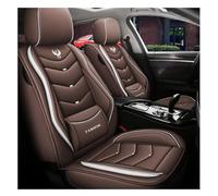 NICONC Car Seat Covers for All Models Ecosport Figo Focus Mk2 Fiesta Mk7 S-Max Mondeo Mk4 Explorer Universal car seat cover five-piece set_Coffee