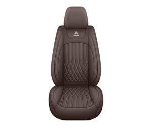 NICONC Universal Car Seat Covers Fits Chevy C2/Classic/Classic Station Wagon/Corsa Sedan/CSV CR8/LUV D-Max/D-Max High Country/Enjoy/Universal car seat cover five-piece set/Coffee