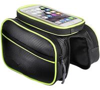 Nicoone Bike Phone Holder Waterproof, Handlebar Frame Bag,Motorcycle Phone Mount,with TPU Screen,Anti-Scratch up,Rain Cover,for Phones Under 6.2''