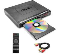 Nicoone DVD Player, Mini Multifunction EVD Player with AV Output VCD Player USB Multifunction Player with Remote Controller