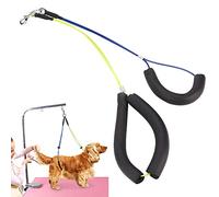 Nicoone Pet Grooming Leash Adjustable Grooming Table Rope Neck and Haunch Holder Belly Strap Set For Pet Grooming Table Pet Grooming Loop (Grooming Arm with Clamp Not Included)