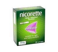 Nicorette Inhalator 15mg 20 Cartridges