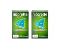 Nicorette 2mg Original Gum 105 Pieces 105 Piece