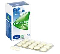 Nicorette 4 mg Icy White Gum - Pack of 105 Gums