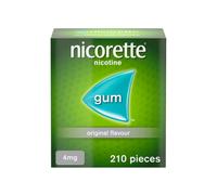 Nicorette Original Chewing Gum, 4 mg, 210 Pieces (Quit Smoking & Stop Smoking Aid)