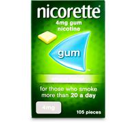 Nicorette Chewing Gum 4mg Original 105 Pack