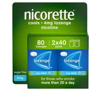 Nicorette Lozenge Mint 4Mg 80 Pack 0154950