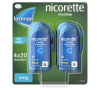 Nicorette Cools 4mg Lozenge, 80 Lozenges, Quit Smoking Aid