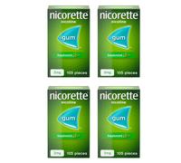 Nicorette Freshmint 2mg Gum 8 Week Bundle 4 x 105 Pieces 105 Piece