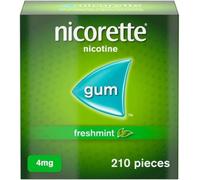 Nicorette Freshmint Gum 4mg 210 Pack