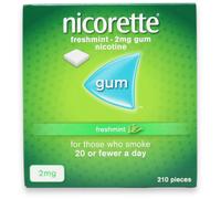 Nicorette Freshmint Gum 2mg 210 Pack