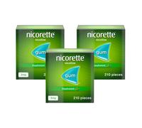 Nicorette Freshmint Gum 2mg 210 Pieces x 3 210 Piece