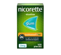 Nicorette Fruit Fusion Chewing Gum 2mg 105 Pieces 105 Pieces