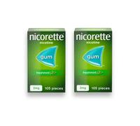 Nicorette Gum 2mg Freshmint 105 Pieces 105 Piece