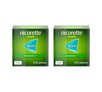 Nicorette Gum 2mg Freshmint 210 Pieces 210 Piece