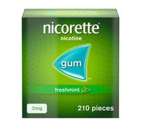 Nicorette Gum 2mg Freshmint 210 Pieces 210 Piece