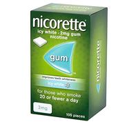 Nicorette Icy White Gum 2mg - 105 Pieces