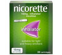 Nicorette Inhalator 15mg 20 Cartridges