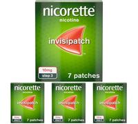 Nicorette InvisiPatch 10mg, Step 3, (7 Patches), Nicotine Patches for Smoking Cessation, Discreet & Convenient Help to Quit Smoking, for All-Day Crav
